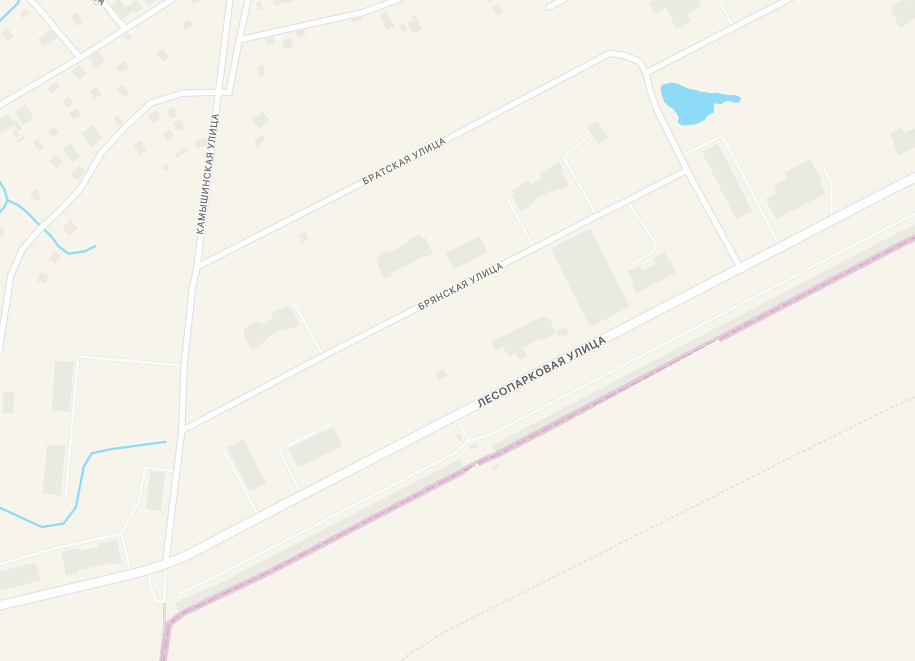 Bryanskaya street on Apple Maps